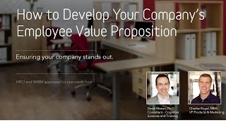 How to Develop Your Company’s Employee Value Proposition [upl. by Garcon]