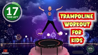 Trampoline Workout For Kids amp Families  Beginner Trampoline Workout [upl. by Alameda]