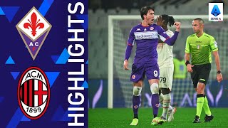 Fiorentina 43 Milan  A Vlahovic double seals a deserved won for Fiorentina  Serie A 202122 [upl. by Plate]