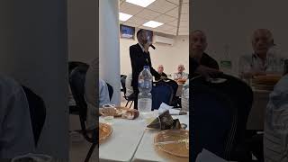 Rabbi Mordechai Darshan with an amazing Dvar Torah in Petach Tikvah Seudat Mitzvah [upl. by Azarcon]