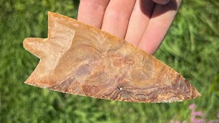 FlintKnapping Flint River Chert Hillsborough Point [upl. by Aceissej]