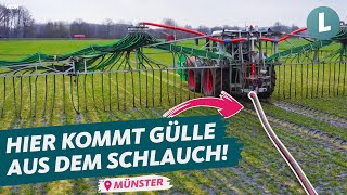 Lohnunternehmer setzt auf Verschlauchung  WDR Lokalzeit LandSchafft [upl. by Gabrila]