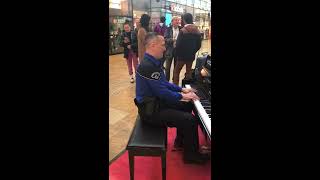 Imagine played on the piano and sung by a Swiss policeman [upl. by Rosemaria]