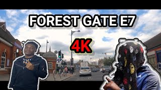 DRIVING THROUGH SOME FOREST GATE BLOCKS E7 NEWHAM 7TH  LONDON HOODS IN 4K [upl. by Lindy]