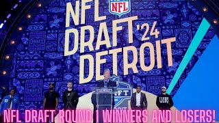 🏈2024 NFL Draft Day Round 1WINNERS AND LOSERS‼️ nfl herewego steelers nfldraft espn🏈 [upl. by Faruq]