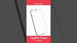 How to use an NFC business card  NFC Card  Digital Card  TapMo Card  Metal Card  Contactless [upl. by Alesi]