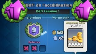 Clash Royale  LE DECK POUR FAIRE LES 9 VICTOIRES quotDÉFI DE LACCÉLÉRATIONquot [upl. by Loeb]