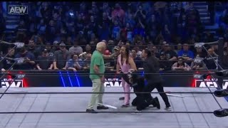 AEW Dynamite 2282024  Ric Flair Double Crosses The Young Bucks amp Refuses To Attack Darby Allin [upl. by Eiddam]