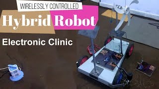 Arduino uno project Hybrid Robot using Solar and wind with 433Mhz wireless remote control [upl. by Hammond]