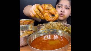 ASMR EATING SPICY FISH CURRY🔥 BASMATI RICE  shorts mukbangnasmreating mukbangasmr asmr [upl. by Neirda]