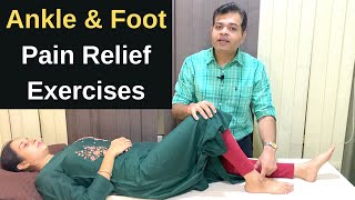 Foot and Ankle Stability Exercises Ankle Pain Relief Exercises Heel Pain Treatment Foot Pain [upl. by Zzabahs697]