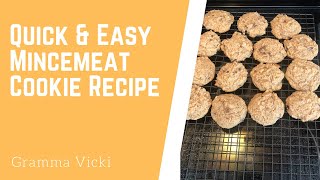 Quick amp Easy Mincemeat Cookie Recipe [upl. by Schilit945]