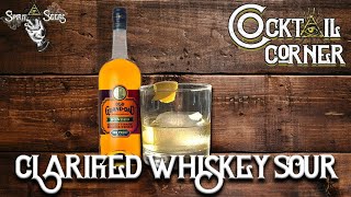 Cocktail Corner Clarified Whiskey Sour [upl. by Oicnecserc]