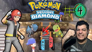 Pokémon Diamante Brillante Ep 4  PRIMER GIMNASIO TIPO ROCA  VS ROCO [upl. by Lian]