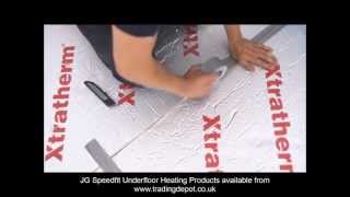 Installing The JG Speedfit Mounting Rail Underfloor Heating System [upl. by Anitniuq]