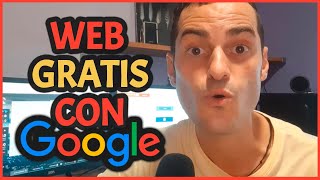 CÓMO CREAR UNA PÁGINA WEB GRATIS CON GOOGLE 👉 Pasos [upl. by Daus]