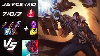 MID Jayce vs Yone  EU Challenger Patch 1413 [upl. by Llertac]