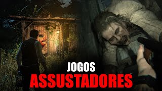 TOP 8 MELHORES JOGOS DE TERROR MAIS ASSUSTADORES E BIZARROS [upl. by Tigdirb]