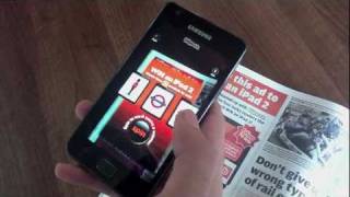 Blippar with MetroUK interactive newspaper Ad [upl. by Yesima]