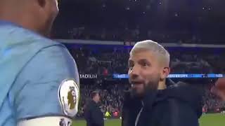 Sergio Aguero Tells Vincent Kompany “Don’t Shoot” After He Scored A WONDER GOAL 2019 HD [upl. by Oek]