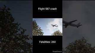 Flight 587 crash Credits to planenboom [upl. by Hahnert277]