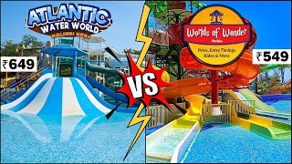 best water park in Delhi 2024  cheapest water park in delhi  wow vs atlantic  atlantic water park [upl. by Neuberger842]