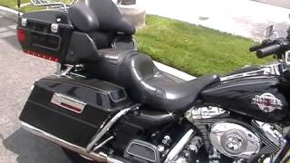 2007 FLHTCU HARLEY DAVIDSON ULTRA CLASSIC VIVID BLACK [upl. by Randell31]