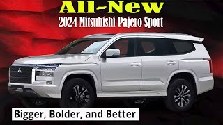 Mitsubishi Reveals the New 2024 Pajero Sport Bigger amp Tougher Than Ever [upl. by Eudoca271]