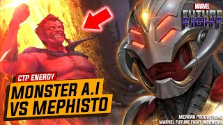 How To Beat Mephisto Using Ultron T3 In F2P Account 0 Pierce No Support  Marvel Future Fight [upl. by Amelie]