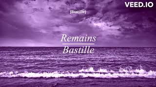 Bastille  Remains ft RagnBone Man and Skunk Anasie karaoke [upl. by Rachele]