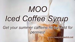 MOO Iced Coffee Syrup  the worlds easiest and most delicious way to make iced coffee [upl. by Lenora]