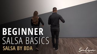 Salsa Dancing Beginner Basics Tutorial Video [upl. by Dowd279]