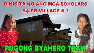 KAMUSTA NA KAYA MGA SCHOLARS SA PUGONG BYAHERO VILLAGE  1 [upl. by Yelena690]