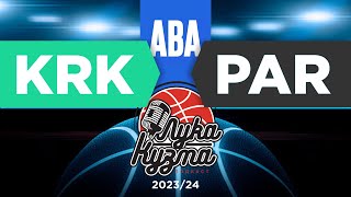 Krka  Partizan  ABA Liga 202324 [upl. by Dalis421]