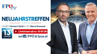 Das große FPÖNeujahrstreffen 2024 [upl. by Ahsitam]