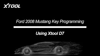 Ford 2008 Mustang Key Programming Using Xtool D7 [upl. by Carmina]