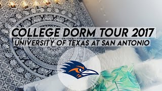 COLLEGE DORM TOUR 2017  UTSA CHAPARRAL VILLAGE [upl. by Fifine]