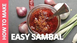 How to make Easy Sambal — Recipe by Plated Asia [upl. by Haya]