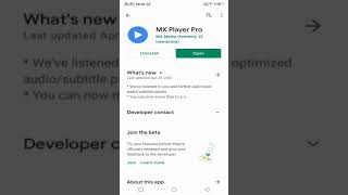 MX Player Pro FREE download no money🔥🔥 shots [upl. by Rez]