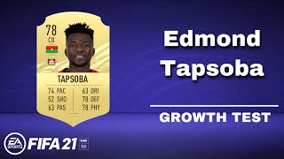 Edmond Tapsoba growth test  FIFA 21 [upl. by Meri]