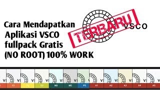 Cara Membuat Aplikasi VSCO full pack dengan gratis NO ROOT 100 WORK [upl. by Lehmann]