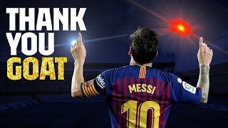 Thank you Leo Messi the Greatest Of All Time  Official FC Barcelona video [upl. by Tilden646]