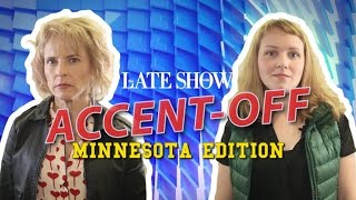 The Late Show AccentOff Minnesota Edition [upl. by Aihsirt]