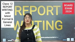 Report writingReport writing class 12Report writing class 12 2024Report writing format [upl. by Reger810]