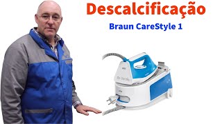 Braun IS1012BL Care Style 1  Como fazer a descalcificação [upl. by Milson]