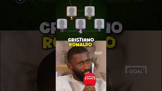 Antonio Rudiger blindly Ranks Real Madrid Legends 😱 efootball2024 efootball2023 efootball [upl. by Leind]