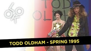 Todd Oldham Spring 1995 Fashion Flashback [upl. by Olette781]