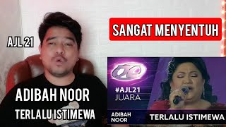 Reaction ADIBAH NOOR  TERLALU ISTIMEWA  AJL 21 TAHUN 2006 [upl. by Odrarebe]