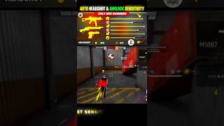 AUTO HEADSHOT SENSITIVITY FOR ALL GUNS trending ffshorts freefire shorts sensitivity white444 [upl. by Aiasi]