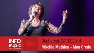 Mireille Mathieu  Mon Credo LIVE 2014 [upl. by Filipe682]